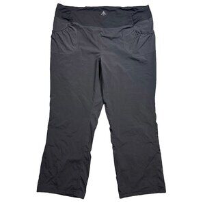 PrAna Women's Black Outdoor Hiking Gorpcore Travel Workout Pants Size 3X Plus
